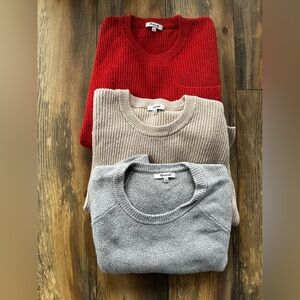 Madewell sweater bundle all mediums